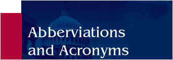 Abbreviations and Acronyms