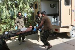 Afghans, coalition forces conduct medical exercise