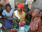 Esther, displaced by violence in Congo