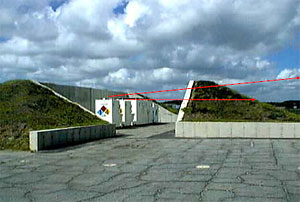Barricade line of sight diagram.