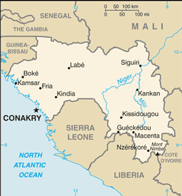 Map of Guinea