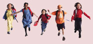 Children running