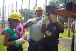 A student gets hands-on experience in the electric sector during an internship and mentoring program with Northeast Utilities, through ARRA workforce development funding. | Photo courtesy of Office of Electricity Delivery and Energy Reliability. 