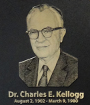 Image of Charles E. Kellogg from dedication plaque.