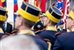 Romanian soldiers perform during the opening ceremony for the NATO conference in the main square of Sibiu, Romania, Sept. 14, 2012.  DOD photo by D. Myles Cullen