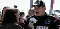 Photo of U.S. Army Racing driver Ryan Newman