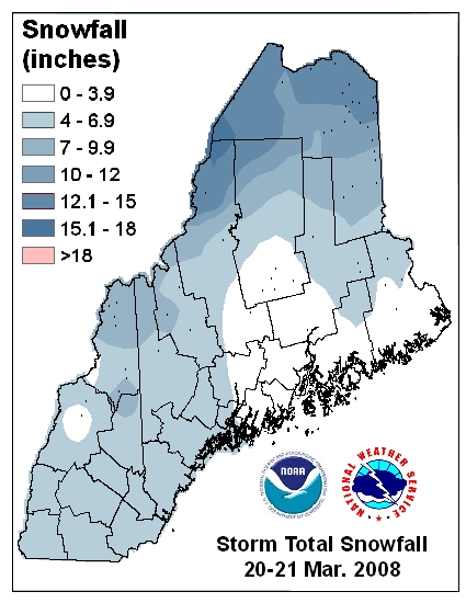 Storm Total Snow Forecast