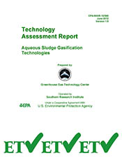 Technology Assessment Report Aqueous Sludge Gasification Technologies