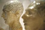 Plaster models of heads are seen at an exhibition in London March 27, 2012. REUTERS/Chris Helgren