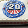 Marcela Abadi Rhoads took this picture of a cake celebrating the ADA's 20th Anniversary
