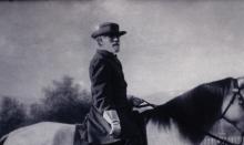 Robert E. Lee astride Traveller