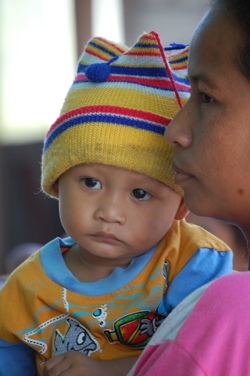 The lives of many Indonesian children will be saved through the use of effective  malaria prevention and control interventions. Credit: David Townes, CDC