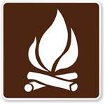 Campfire clipart for sign