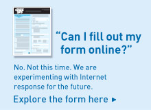 Can't fill it out online, explore 2010 census interactive form