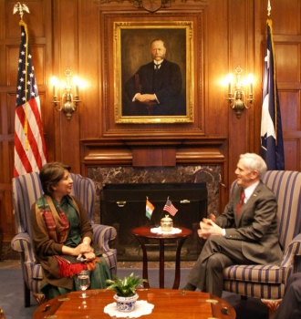 Secretary Bryson meets with India’s Ambassador to the United States Nirupama Rao