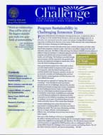 Challenge:Program Sustainability in Challenging Economic Times Vol 16 No 2