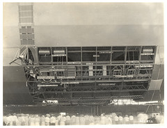 Photograph of the Starboard Side of a Dirigible, ca. 1933