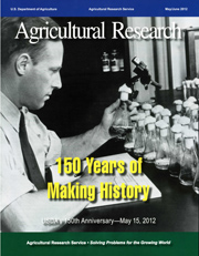 Cover of May-June 2012 Agricultural Research Magazine: Link to Table of Contents online