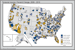 Map of Local Area Personal Income