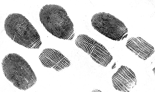 Rotated fingerprint