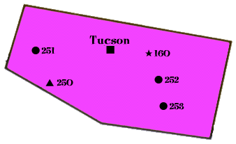 Tucson Area map