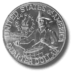 Bicentennial Quarter reverse