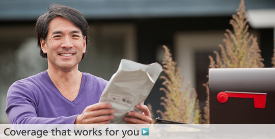 Member Jeff Sakuma appreciates the convenience of online ordering and mail delivery of prescription refills.