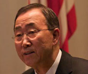 UN Secretary-General Tours the Museum