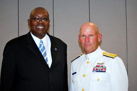 RDML William "Dean" Lee at Elizabeth City State University Convocation and Candlelight Ceremony