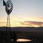 Windmill at Sunset in Surprise Valley