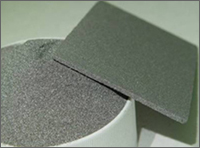 Titanium powder and square titanium sheet