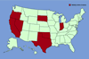 Click for distribution map of small-flower tamarisk.