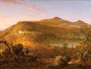 Image of A View of Two Lakes and Mountain House, Morning, 1844 by Thomas Cole.