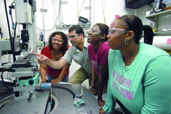Through programs like the Minority Educational Institution Student Partnership Program, we bring students to our National Laboratories throughout the country.