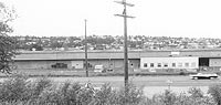 Exterior of the Seattle Federal Records Center in 1963