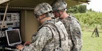 Soldados del U.S. Army durante entrenamiento militar