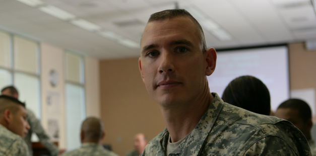 U.S. Army Chaplain Student in Class