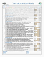 verification checklist