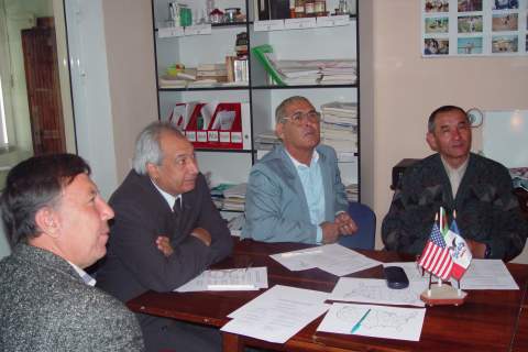Ilyas with members of Sahy Jepbar cooperative