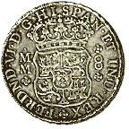 REVERSE: Spanish Silver Dollar