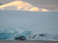 A distant view of Palmer Station, the smallest of the three U.S. research stations in Antarctica