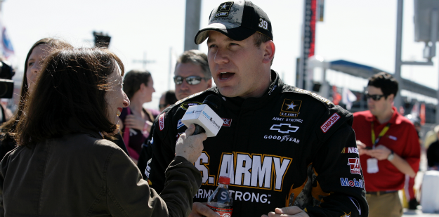 Photo of U.S. Army Racing driver Ryan Newman