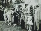 Image of the Garst family welcomin Nikita Khrushchev in 1959 (Roswell Garst, cen