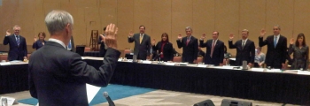 Secretary Bryson Swearing in the Travel and Tourism Advisory Board