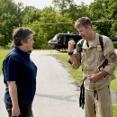 Secretary Napolitano Speaks with CBP Pilot (HQ)