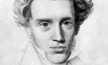 Sketch of Kierkegaard by Niels Christian Kierkegaard, c. 1840.