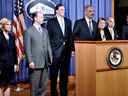 Attorney General Eric Holder speaks at a news conference on the failed car bombing attempt in New York City's Times Square.