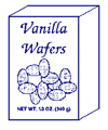 Vanilla Wafers box