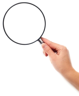 Photo: magnify glass