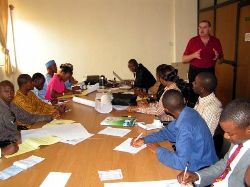 Date: 03/03/2009 Description: U.S.  Science Fellow Michael Solecki training NOSDRA Environmental Officers in Abuja.   State Dept Photo